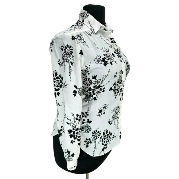 The Young and The Restofus Floral Button Up Shirt Women Plus Size S   286P - Picture 2 of 5